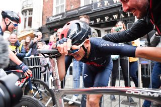 Picture by Will Palmer/SWpix.com - 17/10/2021 - Cycling - Men&#039;s National Road Championships - Rapha Lincoln GP - Lincoln, England - INEOS Grenadiers&#039;s Ben Swift wins the Men&#039;s National Road Championships in Lincoln.