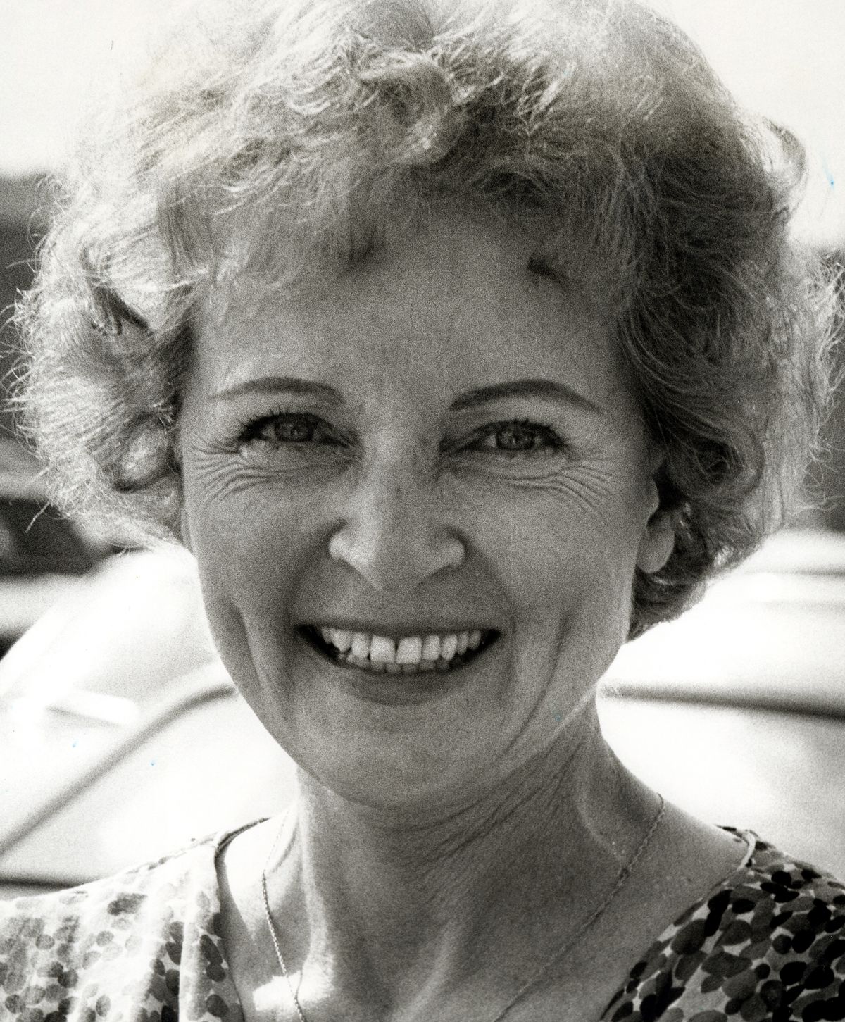 Betty White at a taping of The Merv Griffin Show in 1979