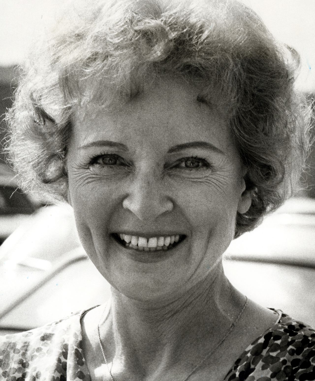 Betty White at a taping of The Merv Griffin Show in 1979