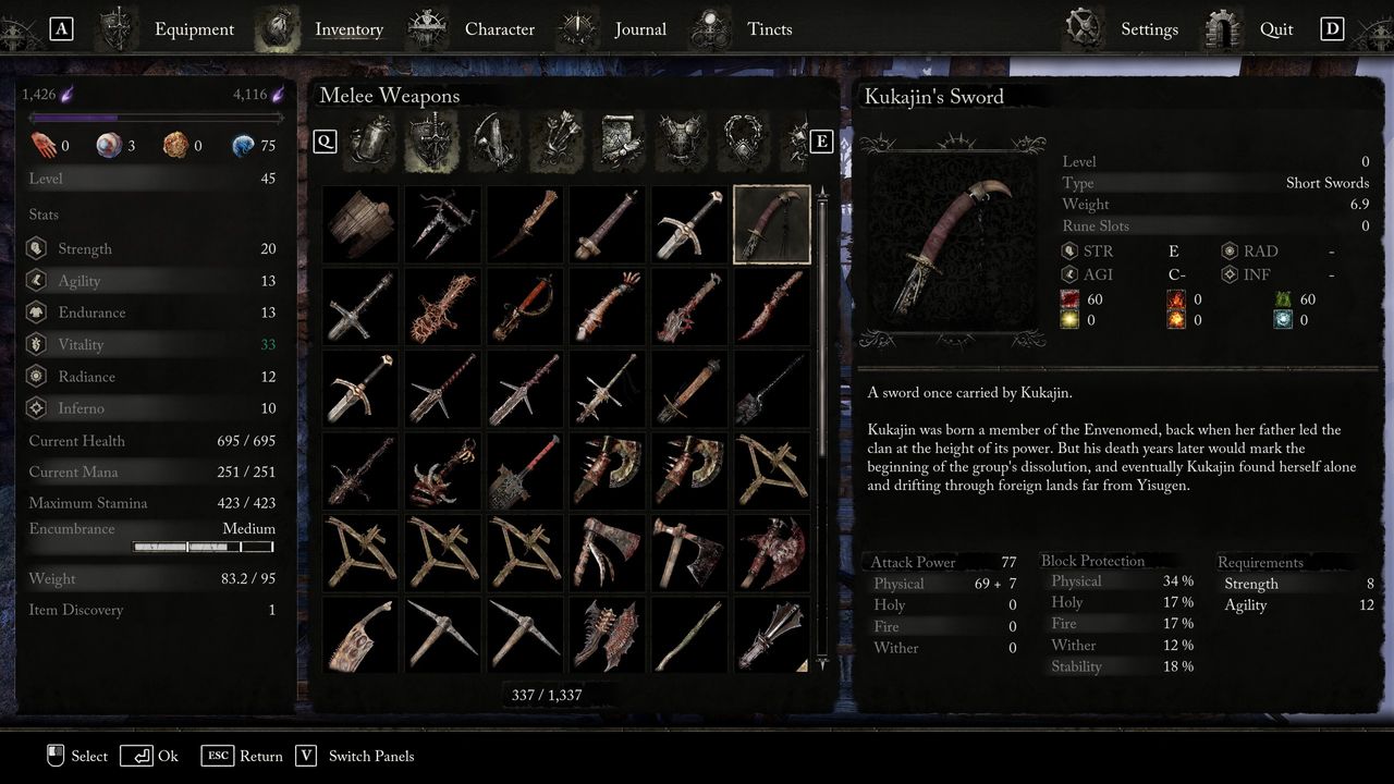 Lords of the Fallen Kukajin's Sword