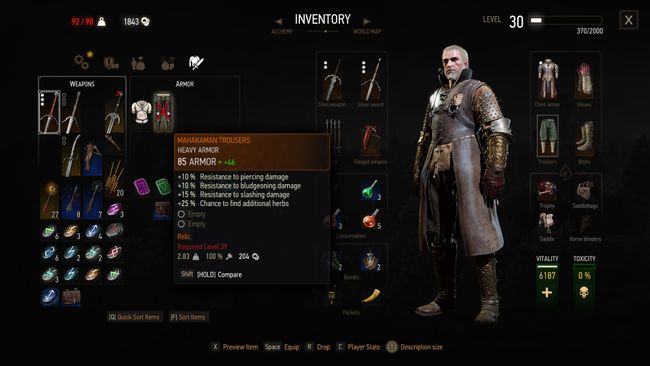 The Witcher 3 armor crafting, types and witcher gear explained ...