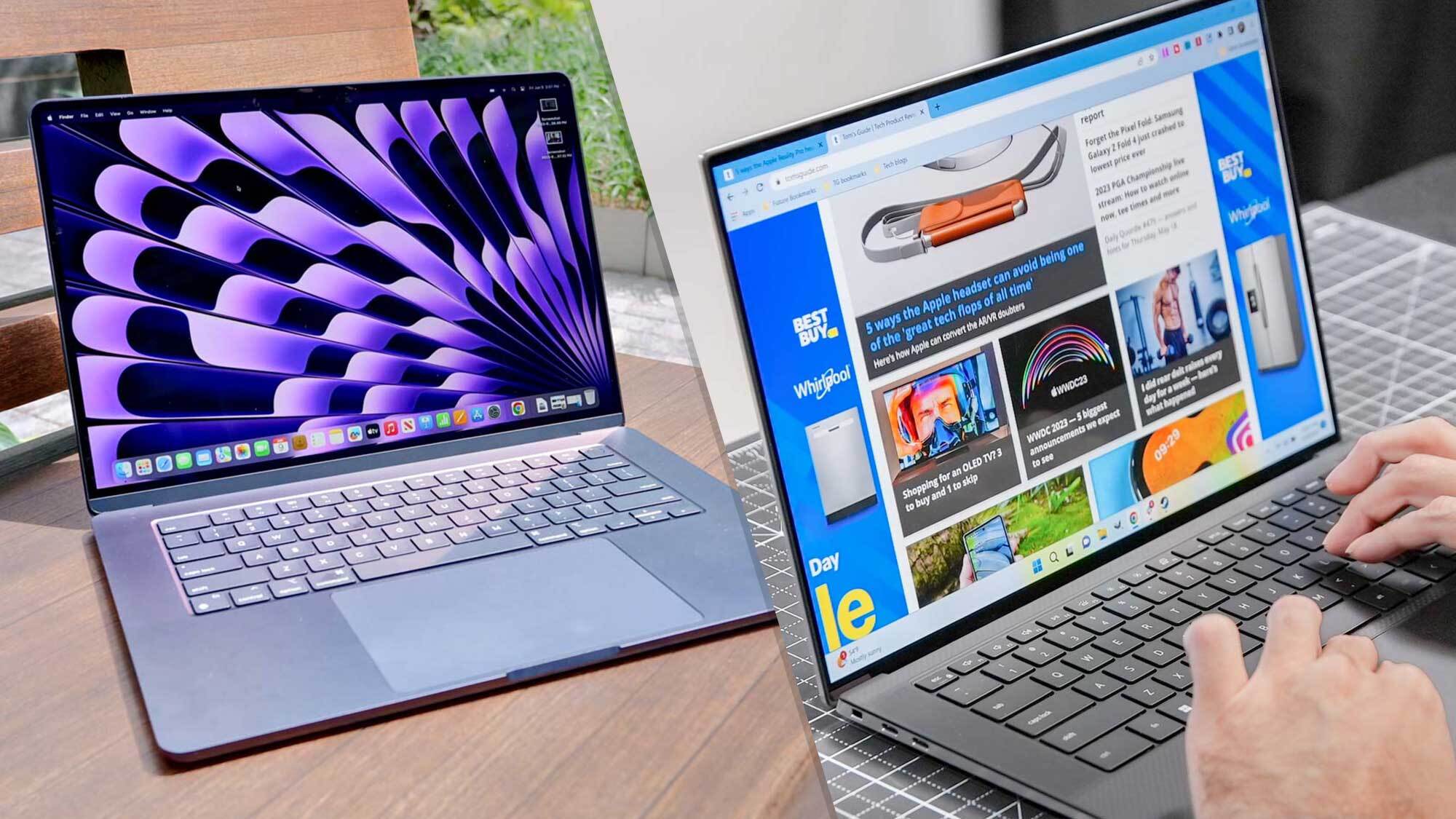 MacBook Air 15-inch vs Dell XPS 15 OLED: Which laptop wins