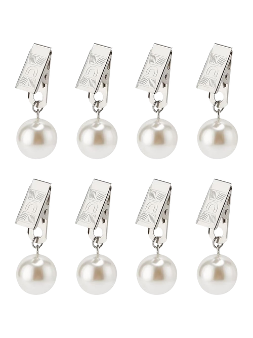 Pearl Tablecloth Weights, Set of 8