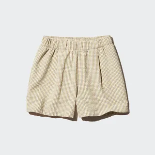 Seersucker Gingham Easy Shorts