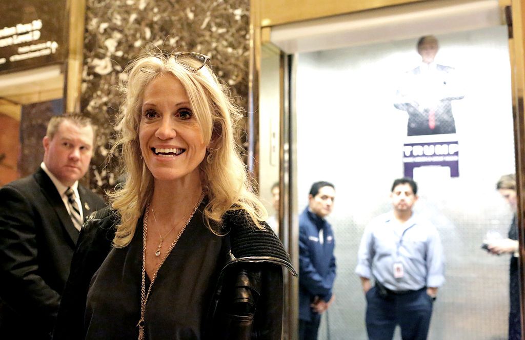 Kellyanne Conway in Trump Tower