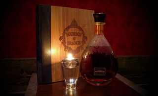 A bottle of bourbon from Bourbon & Branch, San Francisco