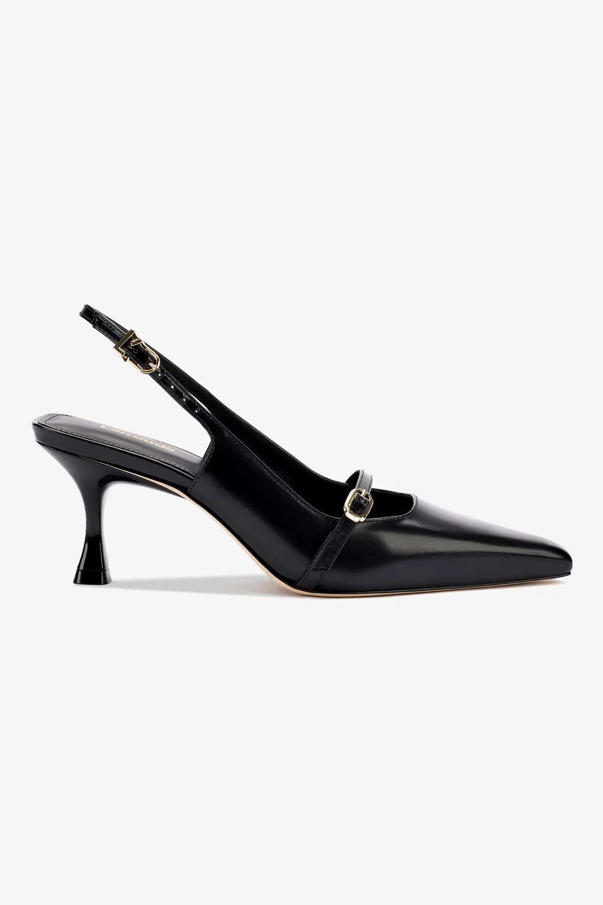 Larroudé, Ines Pump in Black Leather