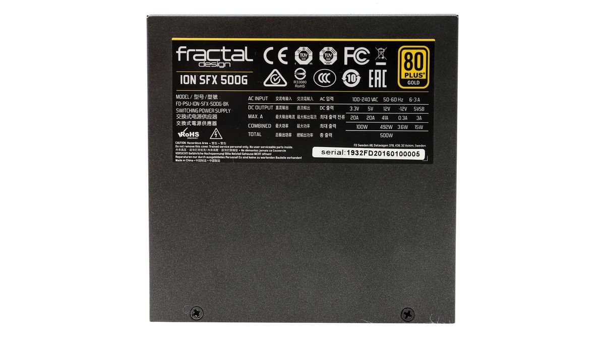 Fractal Design Ion SFX Gold 500W Power Supply Review - Tom's