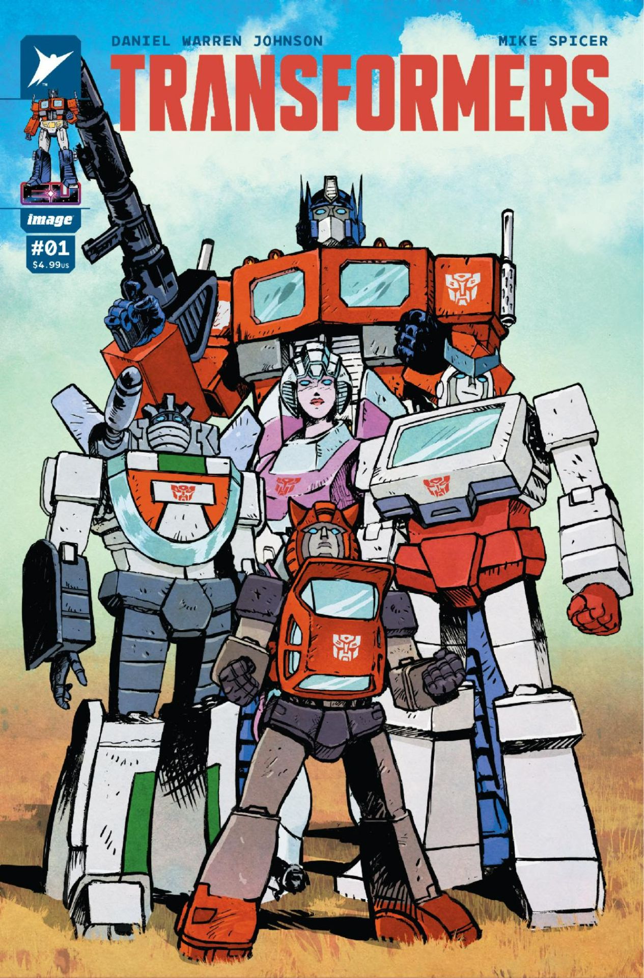 Transformers #1 cover art