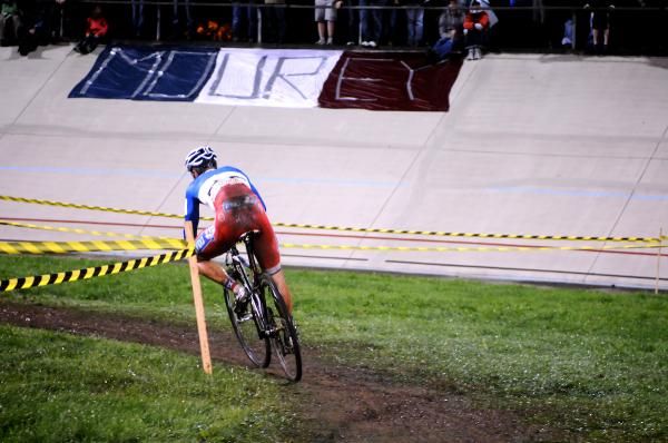 The fans were out, even for Francis Mourey, the French Cyclocross Champion.