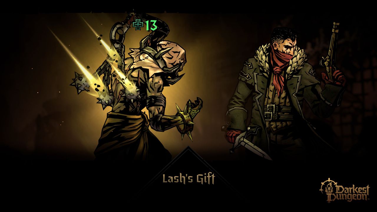 Flagellant healing the Highwayman