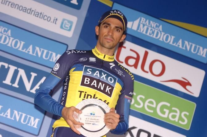 Alberto Contador (Team Saxo-Tinkoff) finished third overall at Tirreno-Adriatico