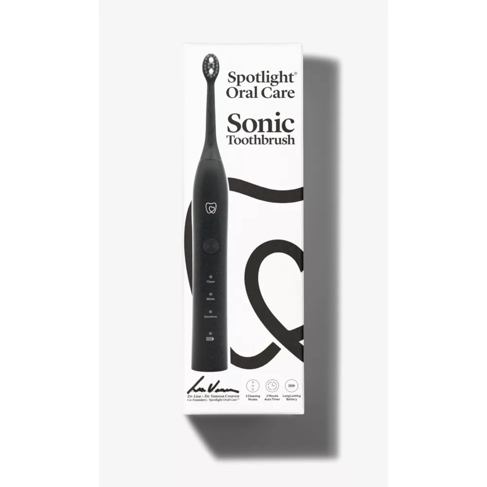 Spotlight Oral Care Sonic Toothbrush in Black