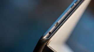 Headphone jack and charging port on Amazon Fire HD 8 (2022)