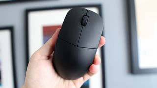 Endgame Gear XM2w 4K gaming mouse on a mouse pad.