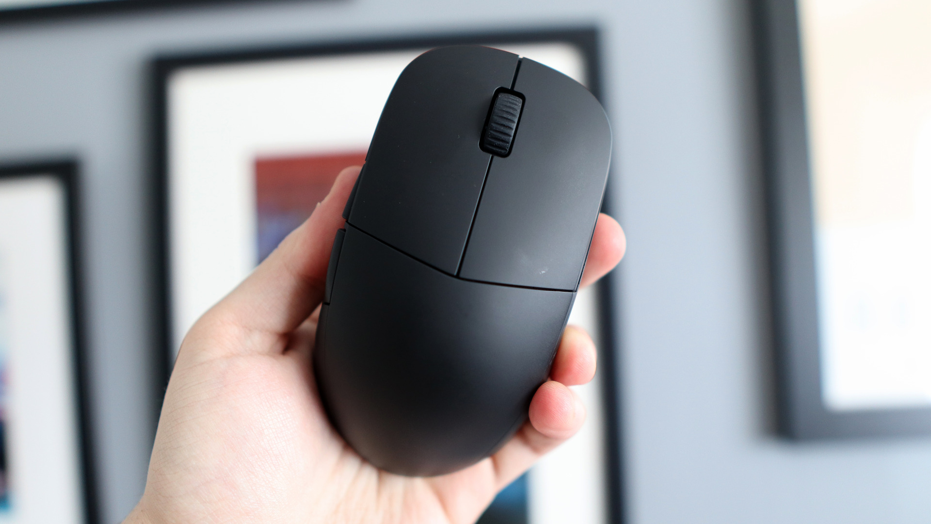 Endgame Gear XM2w 4K gaming mouse on a mouse pad.