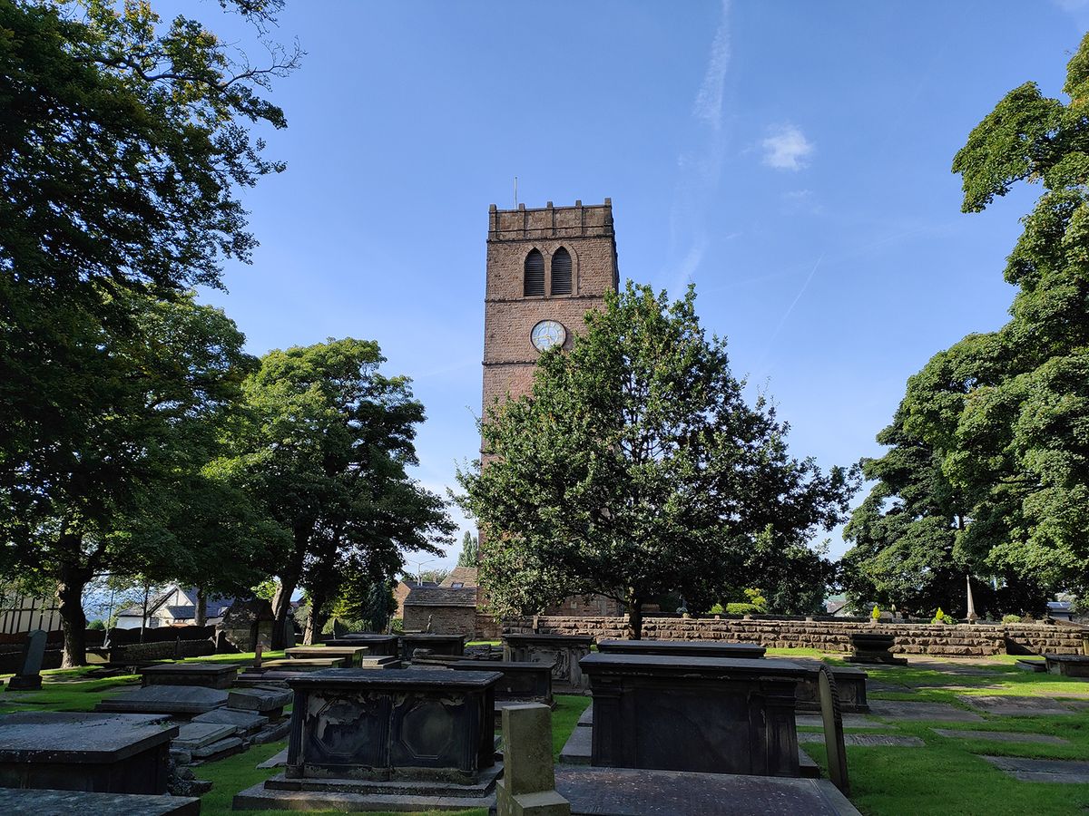 Realme GT Master Edition camera samples &ndash; a clock tower on a sunny day.