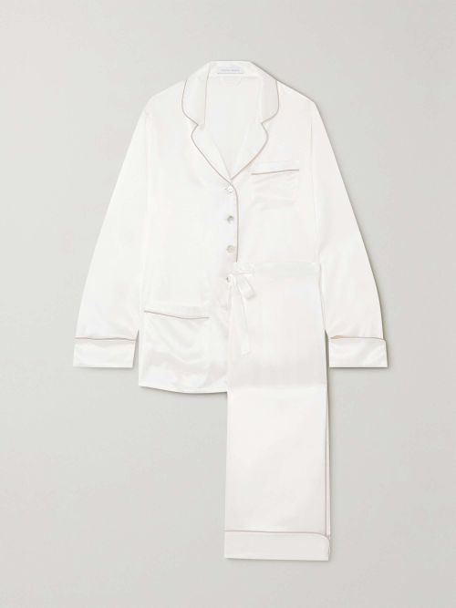 Coco Silk-Satin Pajama Set