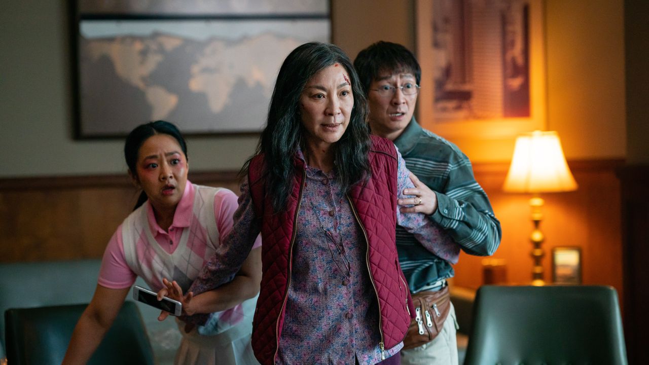 Everything Everywhere All at Once Stephanie Hsu Michelle Yeoh Ke Huy Quan
