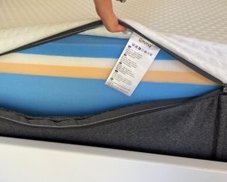 Emma CliMax Hybrid mattress review in process
