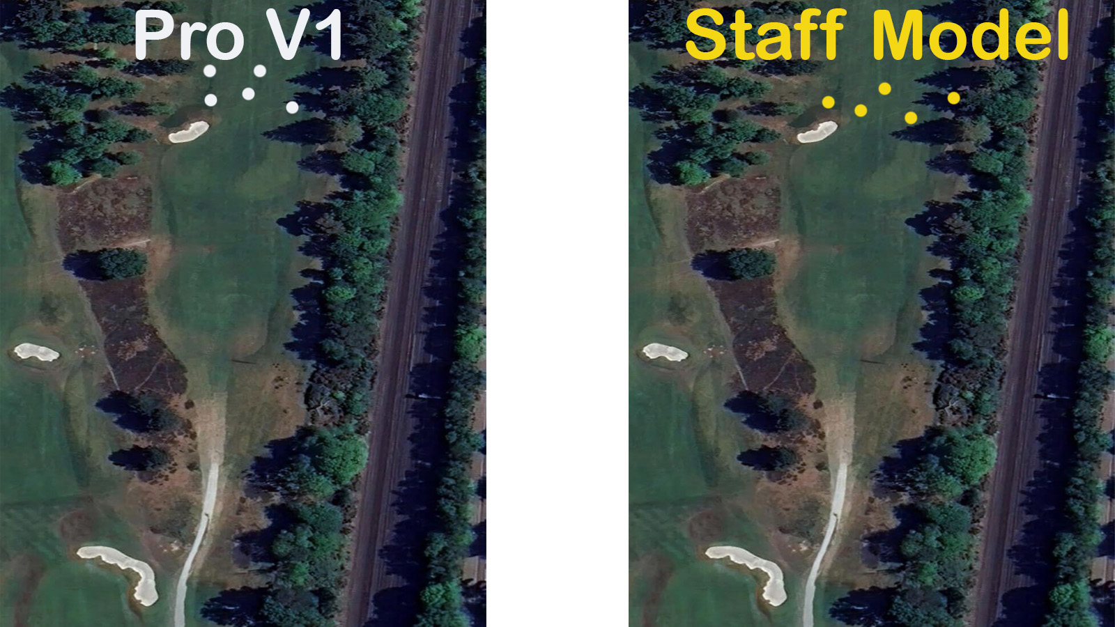 Wilson Staff Model Golf Ball dispersion