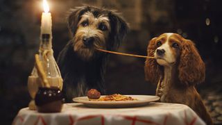 Den ikoniska köttbulle-scenen från Lady och Lufsen