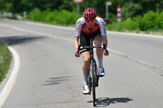 Sarah Roy on the attack during stage 3 of the Giro d'Italia Women