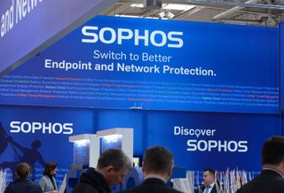 Sophos stand at a trade conference
