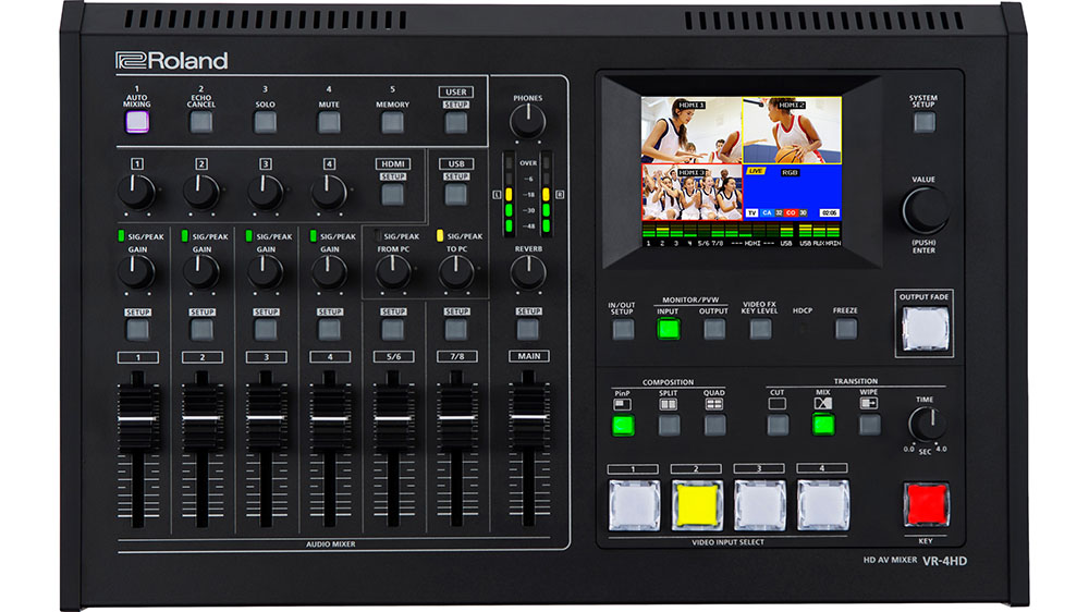 Roland Releases Software, Firmware Updates for VR-4HD AV Switcher