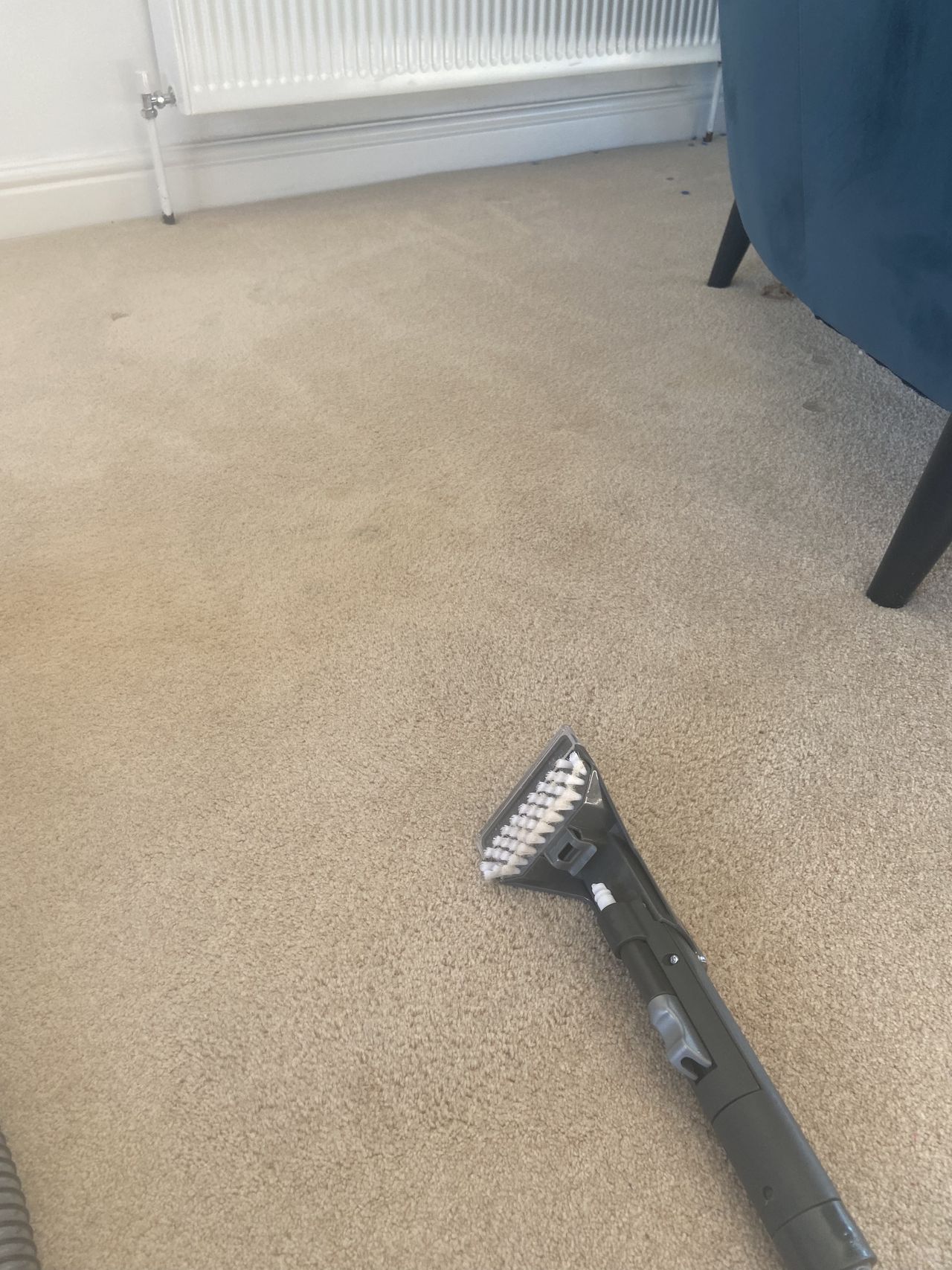 After cleaning with the Vax SpotWash