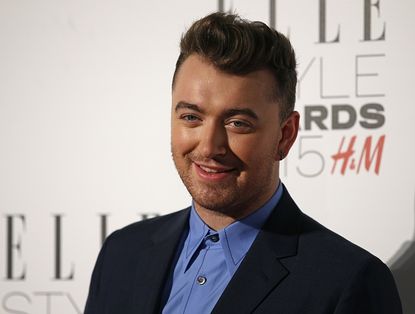 Sam Smith at the ELLE Style Awards in 2015 in London