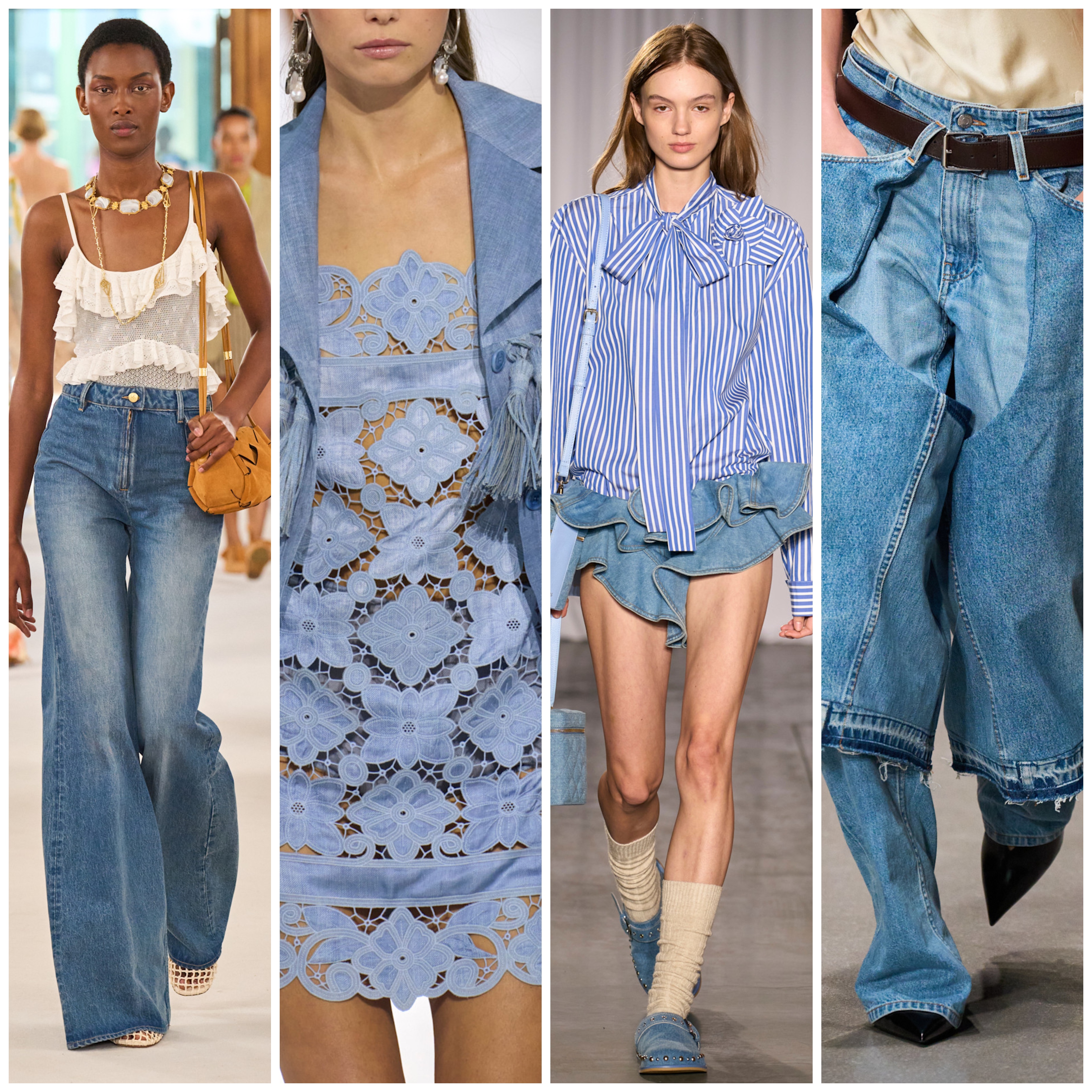 Spring 2026 runways of Ulla Johnson, Scervino, Aknvas, and Stella McCartney