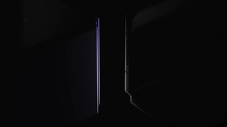 A screenshot from Samsung's Galaxy Unpacked trailer, likely showing details of the Galaxy Z Fold 4 and Galaxy Z Flip 4