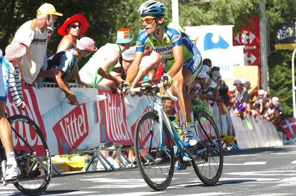 Roman Kreuziger (Liquigas-Doimo) had a poor day and was dropped on the final climb