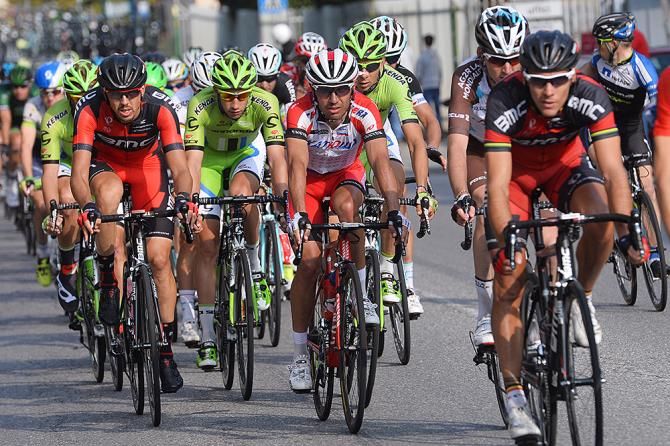Joaquim Rodriguez (Katusha) sits in the field
