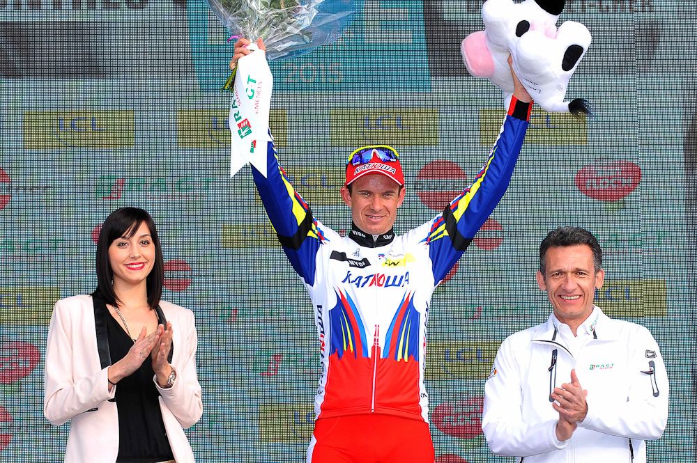 Kristoff on the podium.