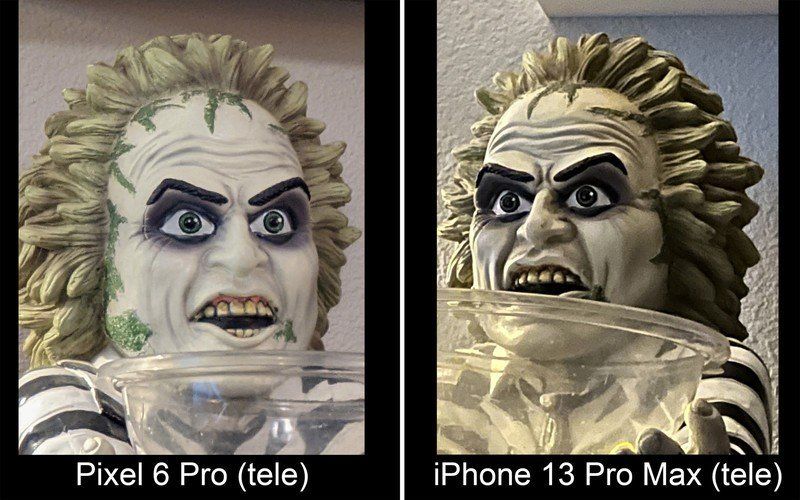 Pixel 6 Pro Vs Iphone 13 Pro Max Night Zoom
