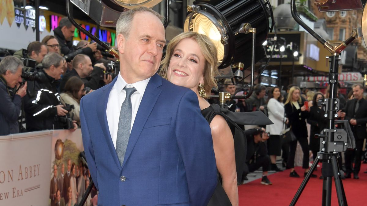 Kevin Doyle and Raquel Cassidy at the Downton Abbey: A New Era world premiere