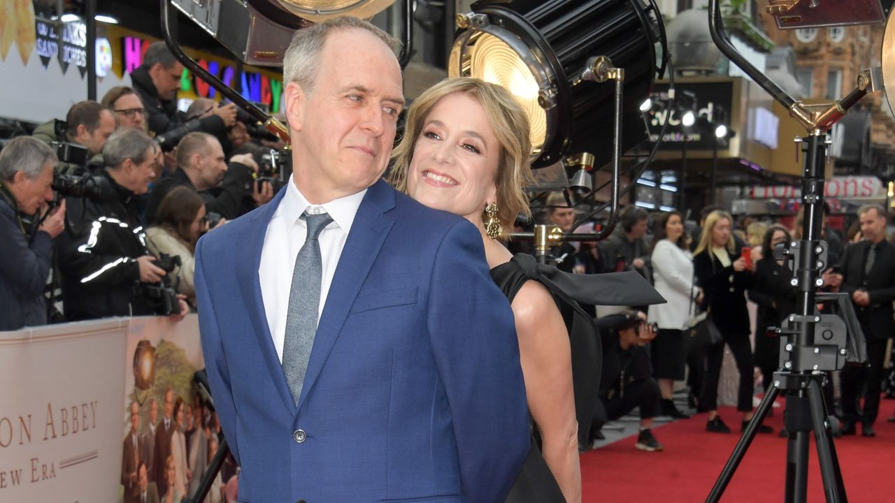 Kevin Doyle and Raquel Cassidy at the Downton Abbey: A New Era world premiere