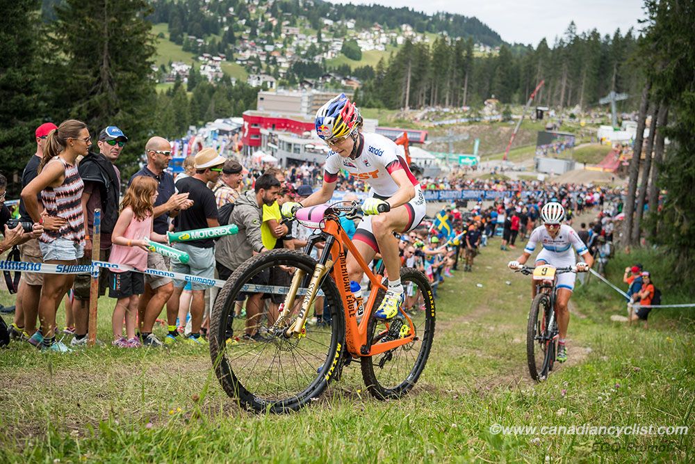 World Cup leader Yana Belomoina (CST Sandd American Eagle MTB Racing Team)