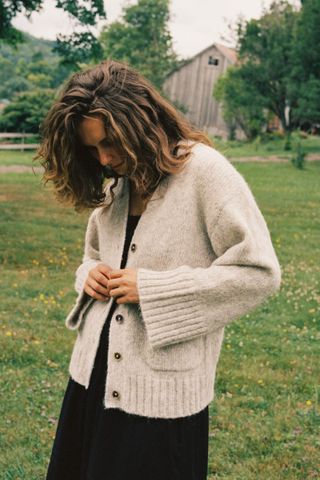 Christy Dawn The Helga Cardigan in Mist