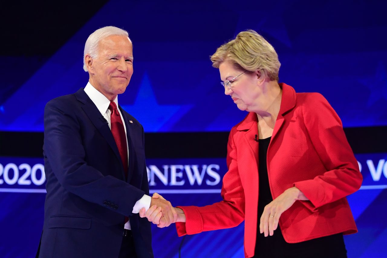 Warren and Biden