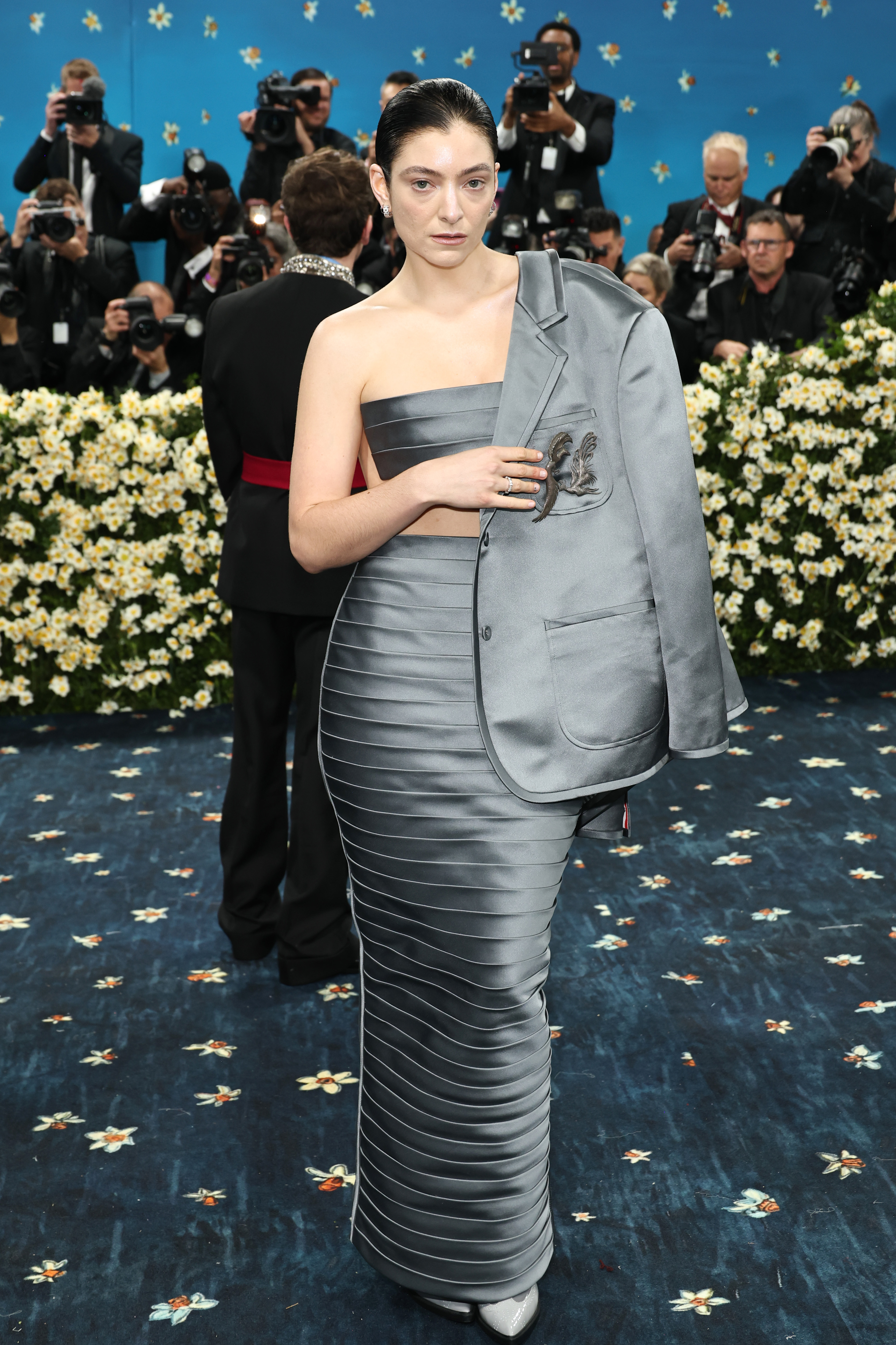 Lorde attends the 2025 Met Gala Celebrating "Superfine: Tailoring Black Style" at Metropolitan Museum of Art on May 05, 2025 in New York City.