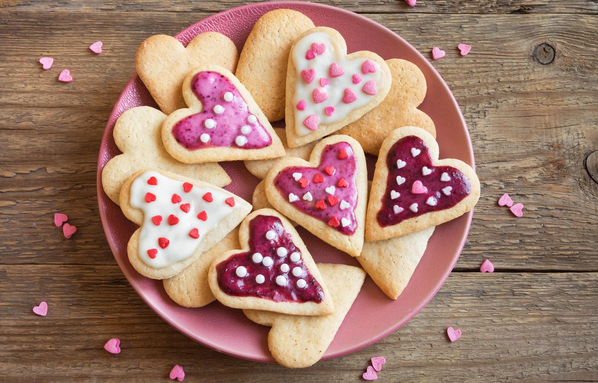 Show the one you love how much you care with these cute homemade biscuits