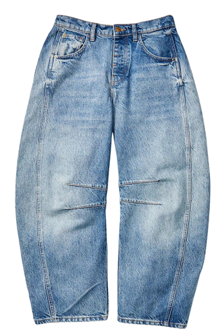 We the Free Good Luck Mid-Rise Barrel Jeans