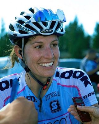 A little out of breath after winning stage 6 at the Cascade Cycling Classic