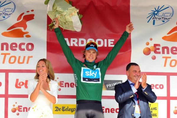 Edvald Boasson Hagen (Sky) took over as best young rider.