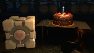 Companion cube and cake