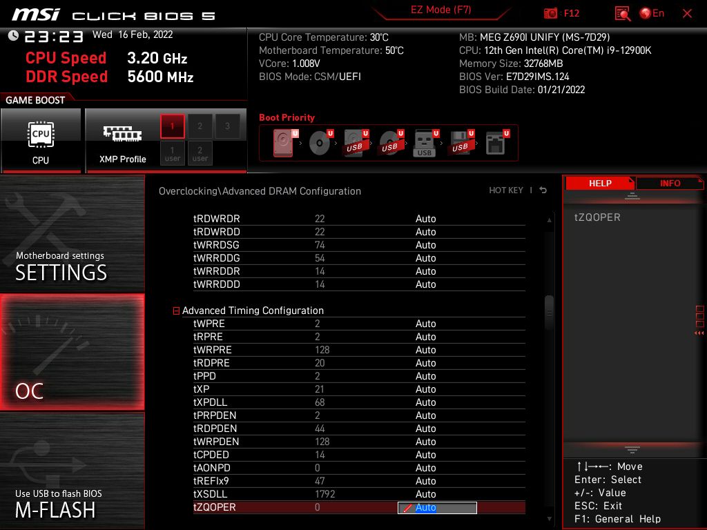 MSI MEG Z690I Unify
