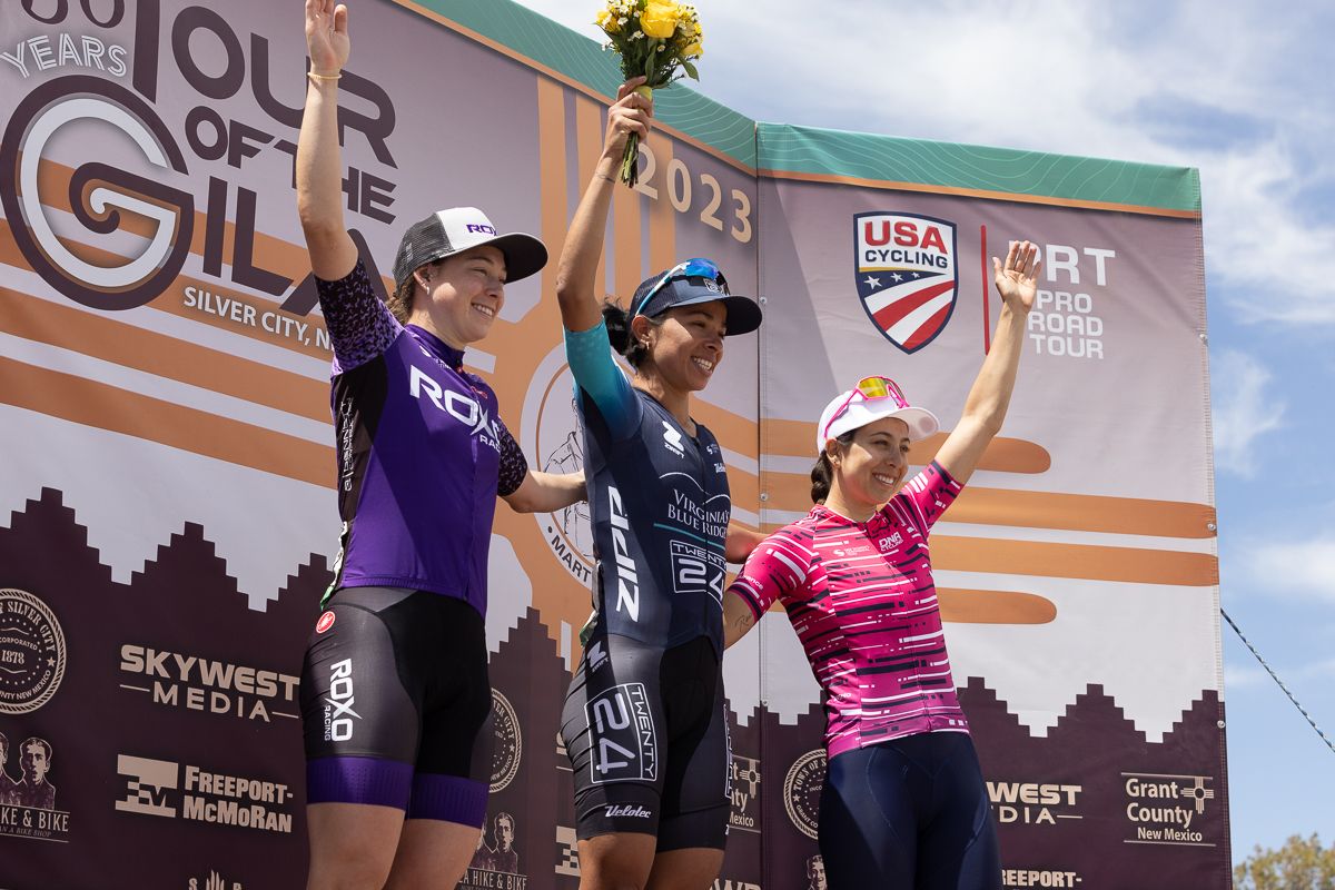 Women's stage podium